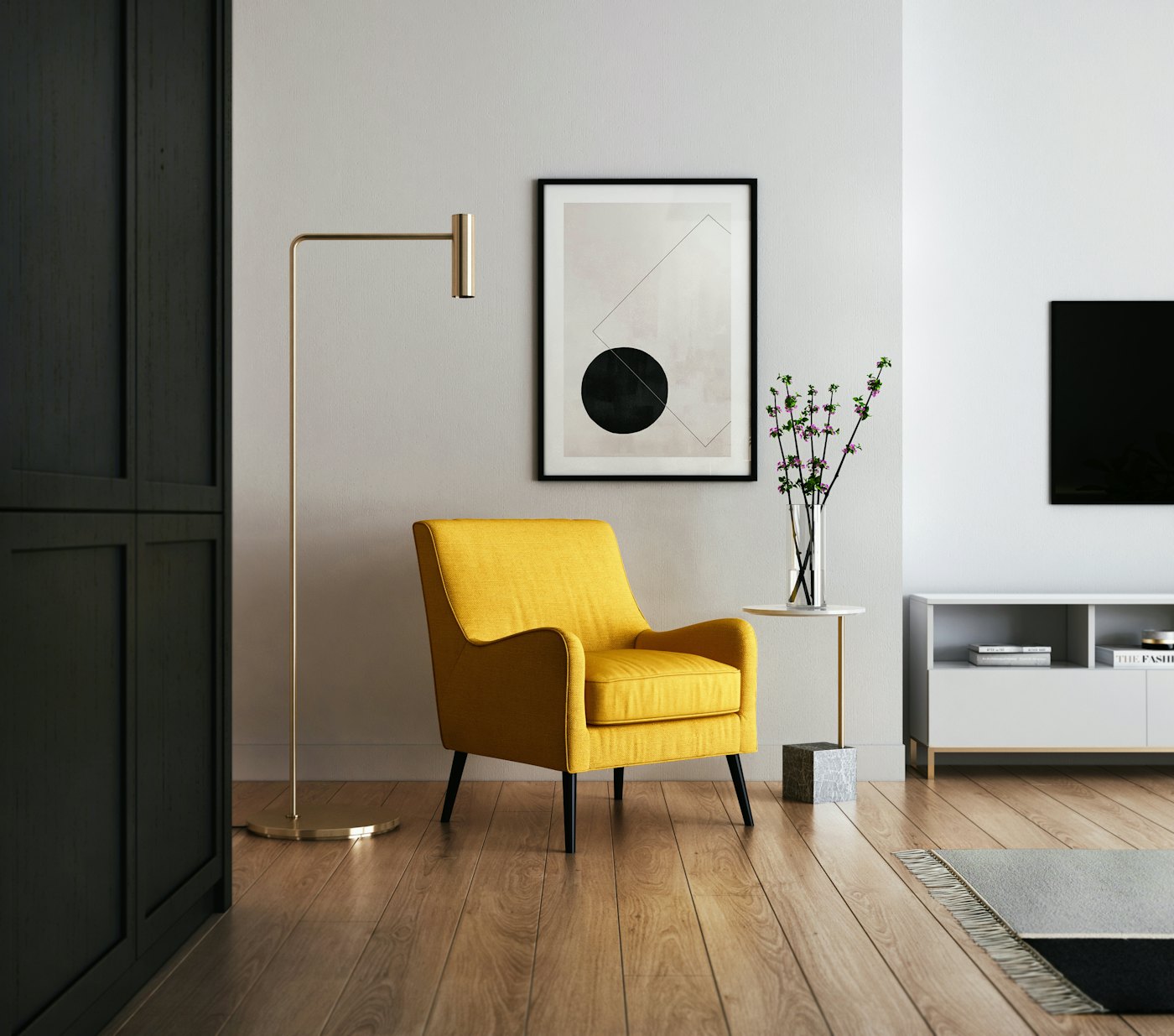 A warm, comfortable living room